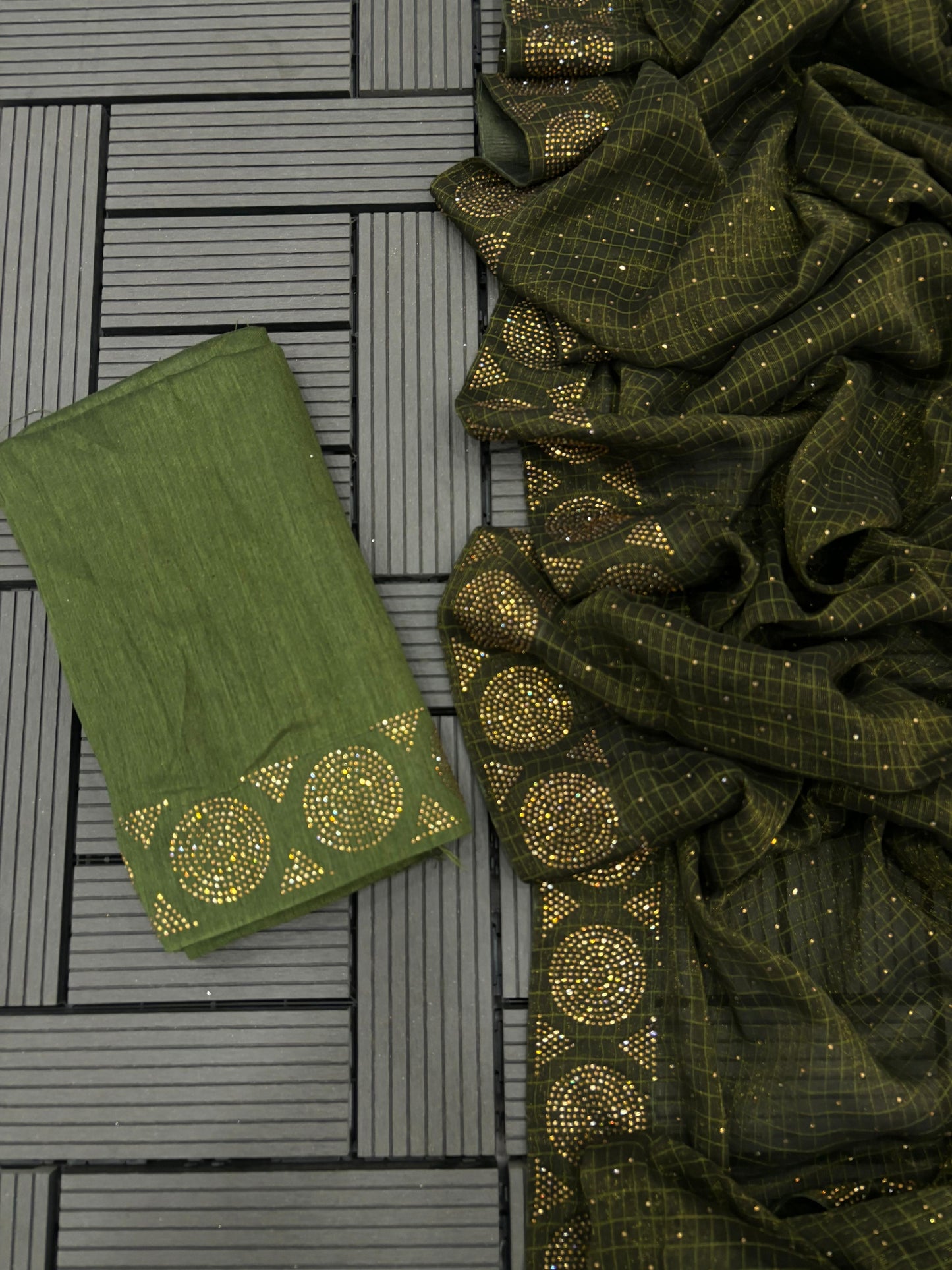 CHIFFON CHEX DESGINER SAREES