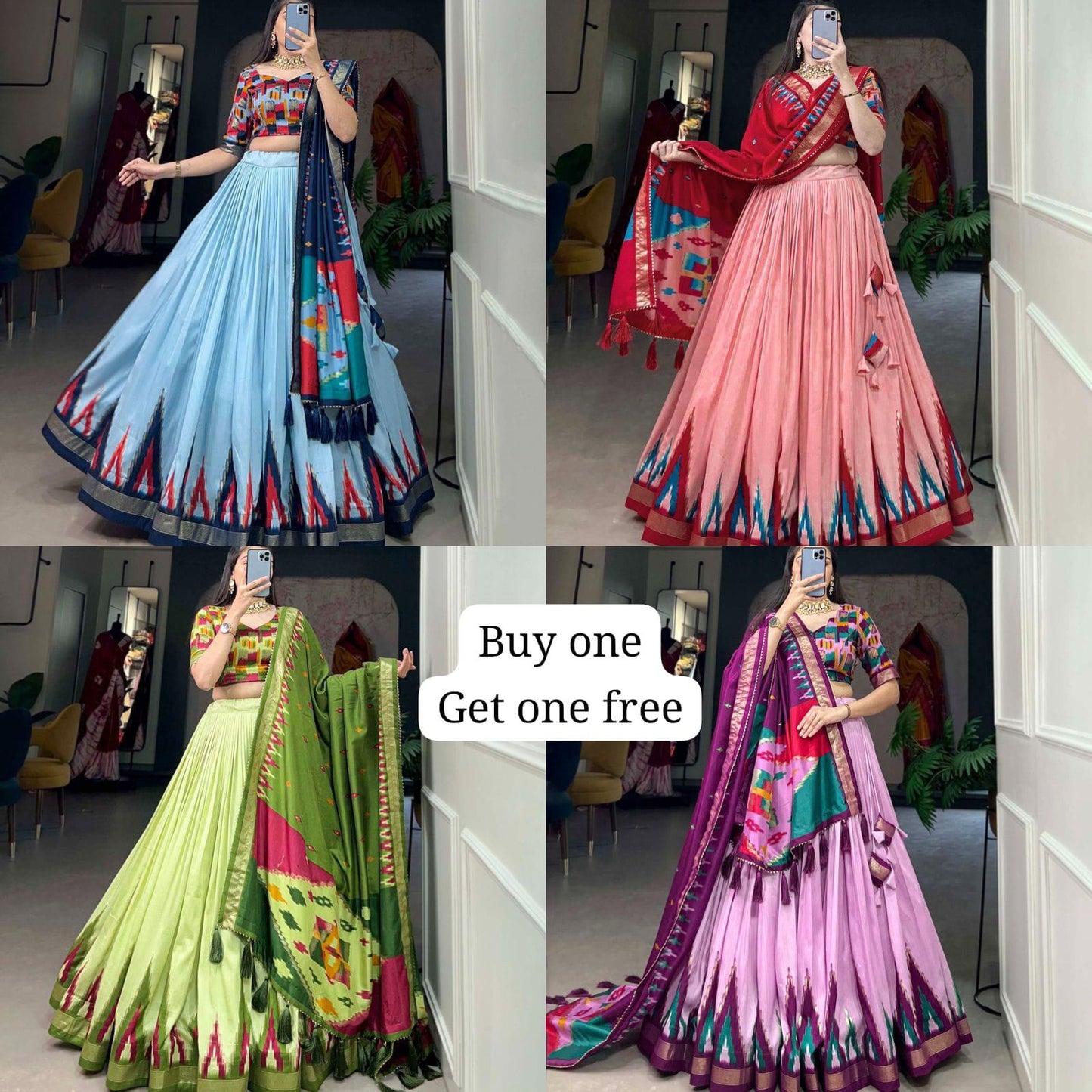 Product Image - Elegant Digital Print Traditional Lehenga - 1