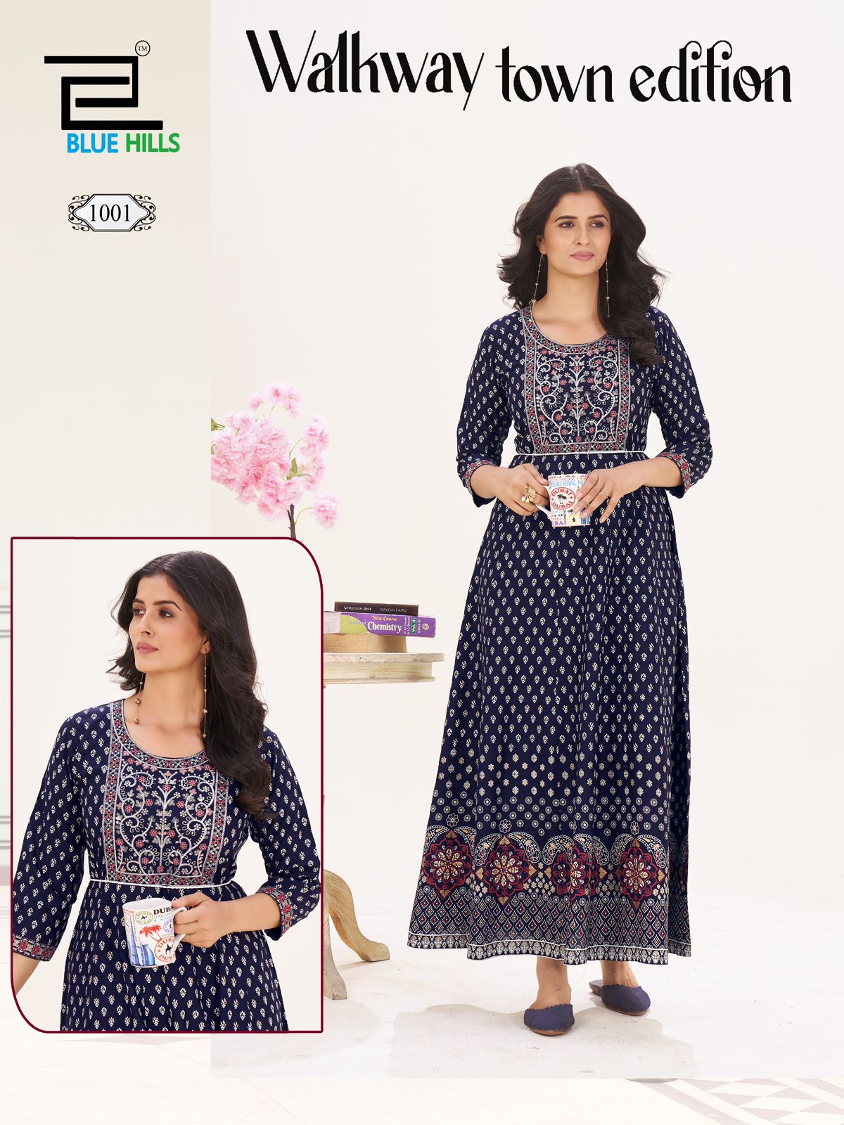 Product Image - Anarkali Gown in Rayon - Walkway Town Edition