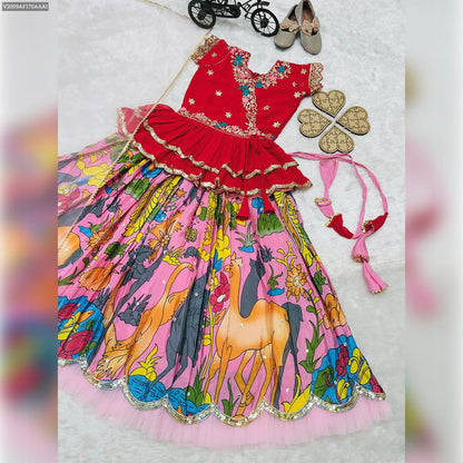 Product Image - Designer Kediya Style Lahenga Set - Ethnic Festive Wedding Wear