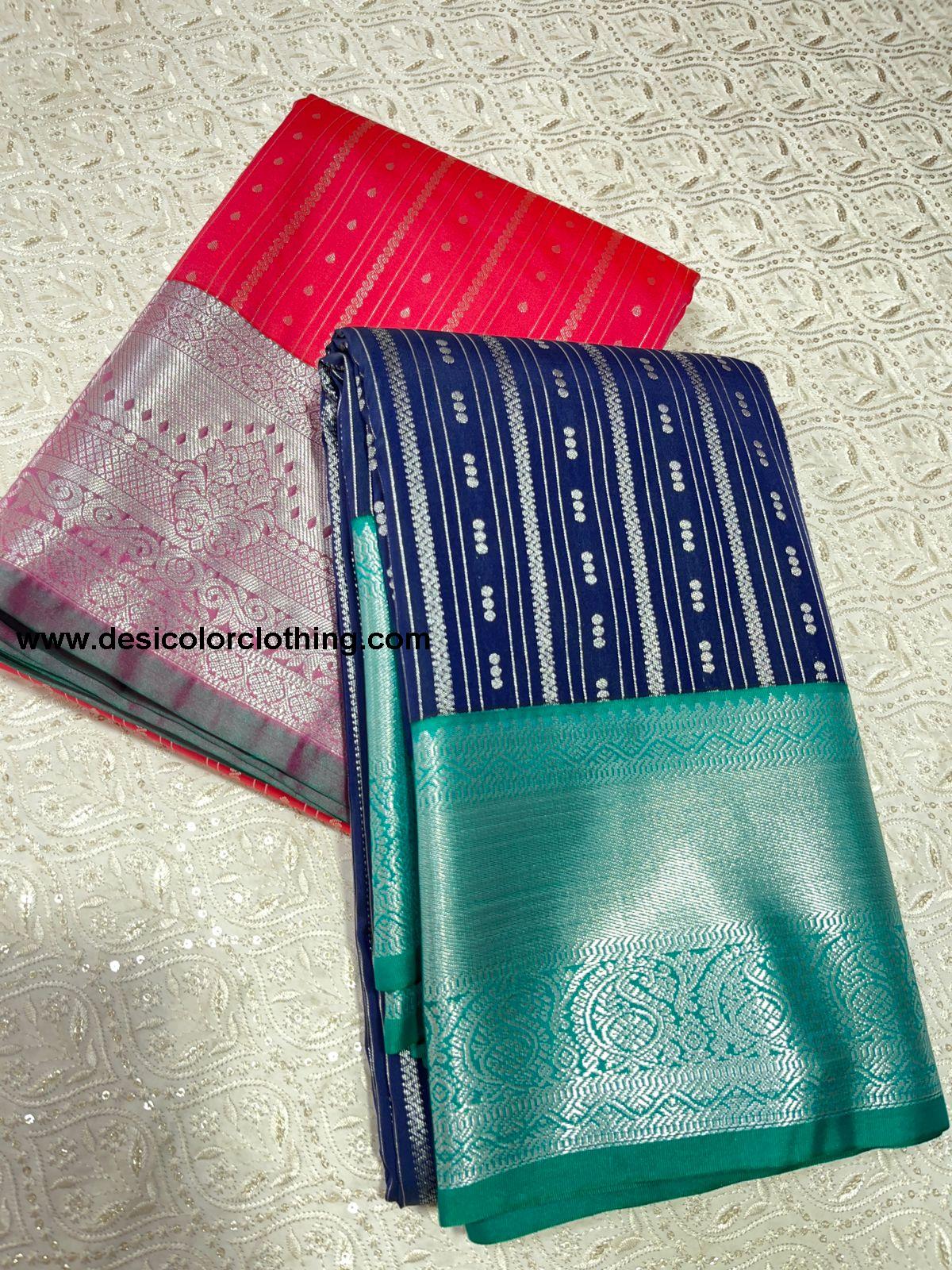 Semi Silk Saree with Free Shipping