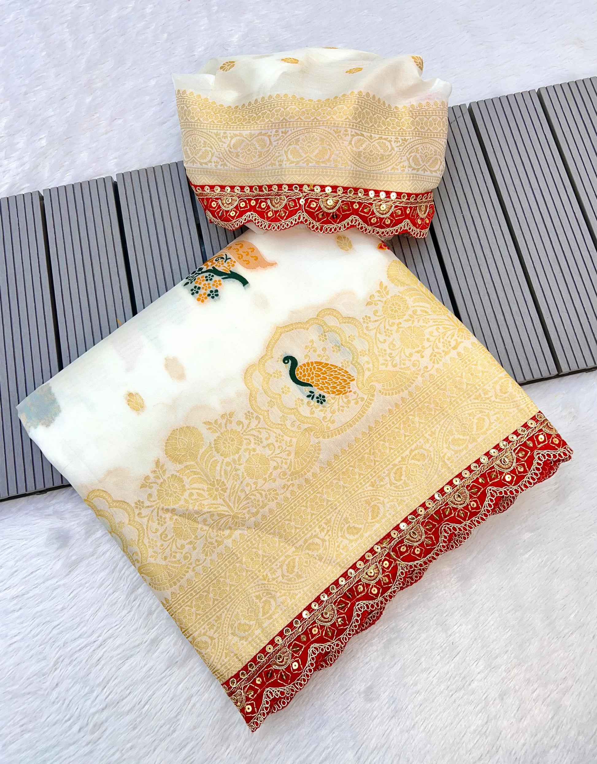 Product Image - Elegant Bridal Designer Saree