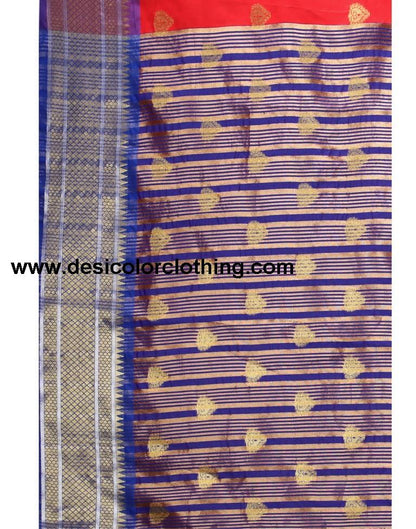 Red Banarasi Silk Saree