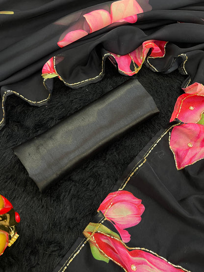 Product Image - Designer Hand Work Saree - KC-854
