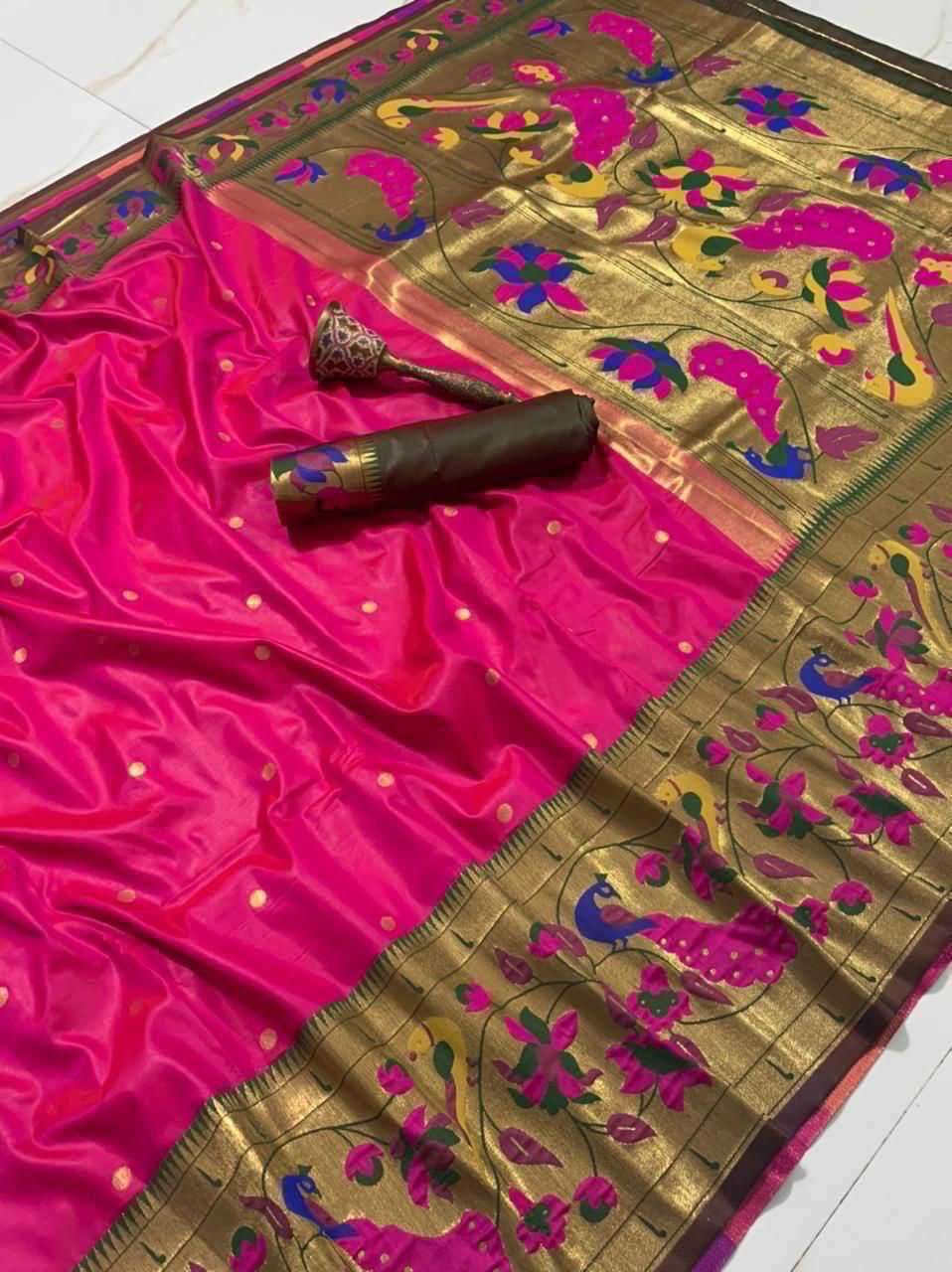Product Image - Exquisite Pure Silk Kanchivram Saree