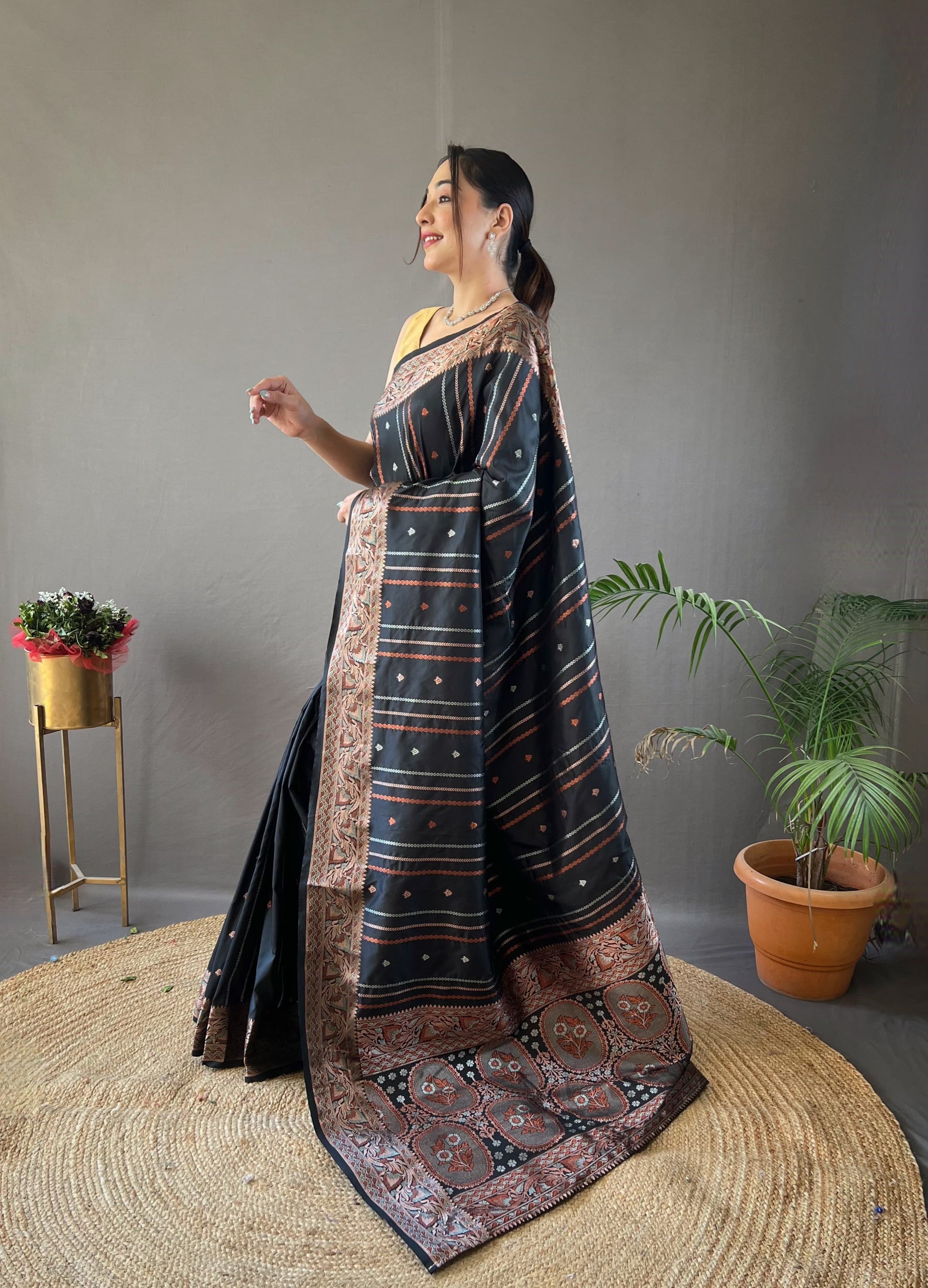 Product Image - Elegant Georgette Designer Saree for Festive Occasions