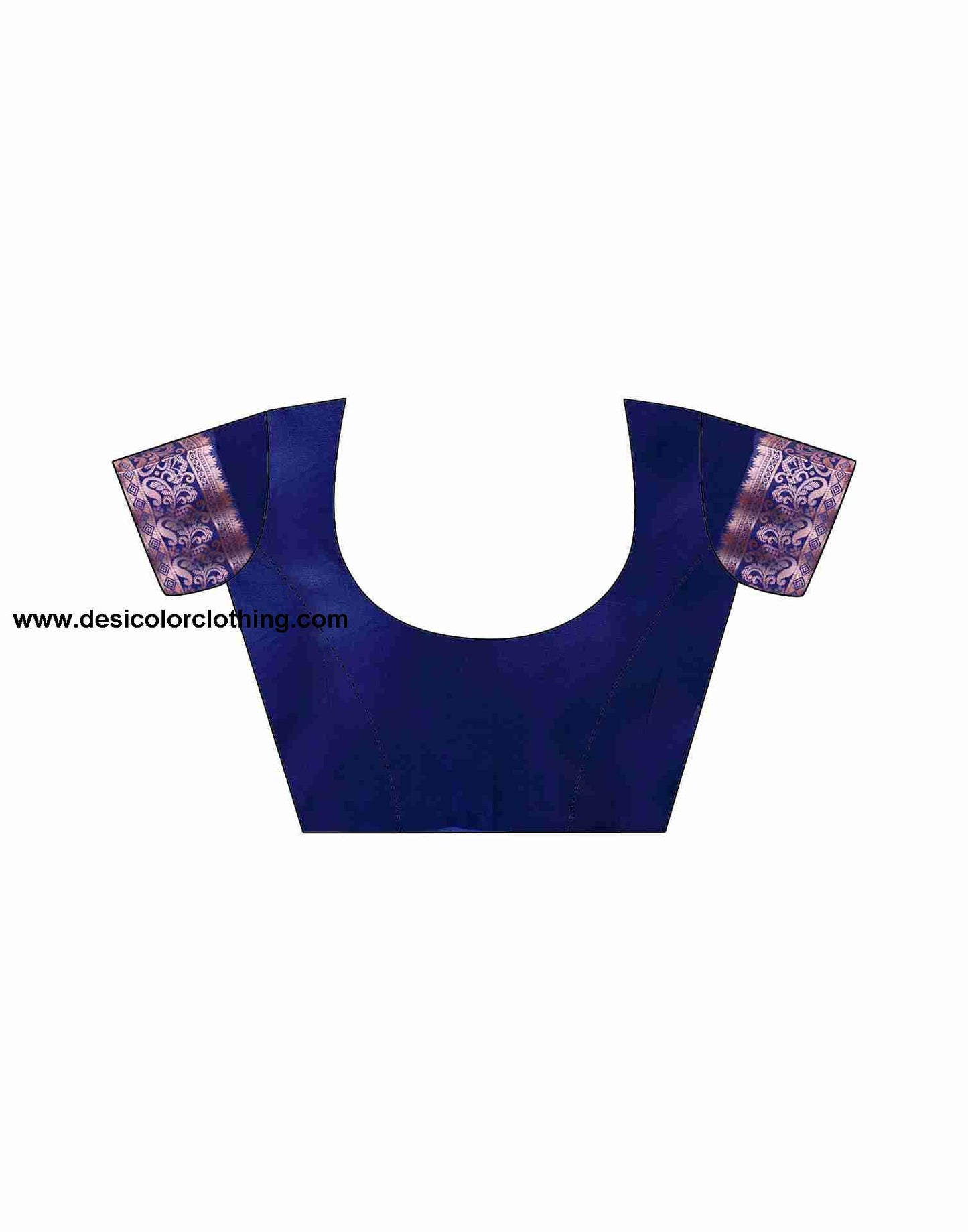 Blue Silk Woven Saree
