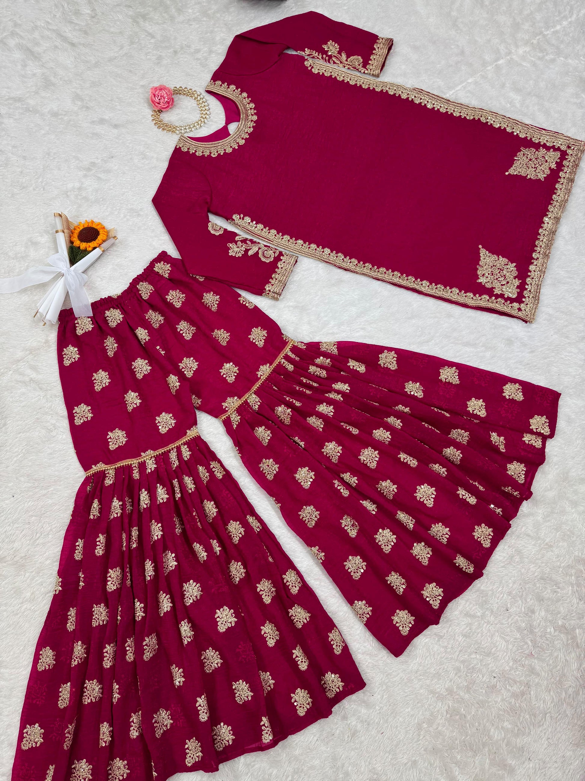 Product Image -   Designer Sharara Suit