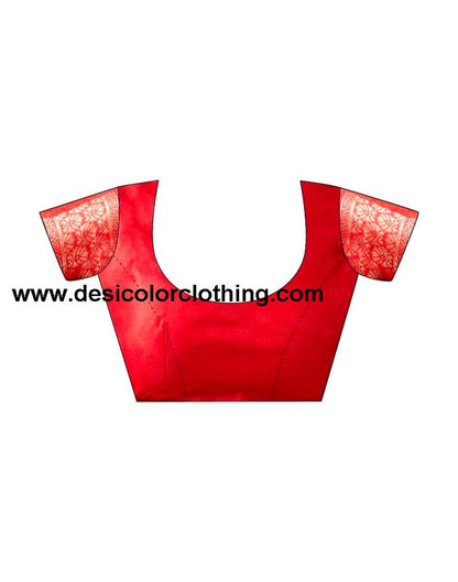 Red Banarasi Silk Saree