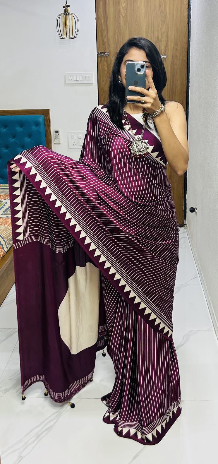 Product Image - Designer Georgette Saree for Weddings and Festive Occasions