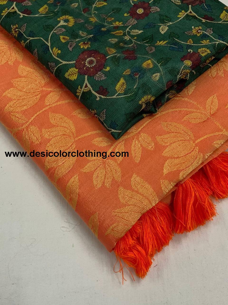 Soft Silk Self Woven Jacquard Saree**