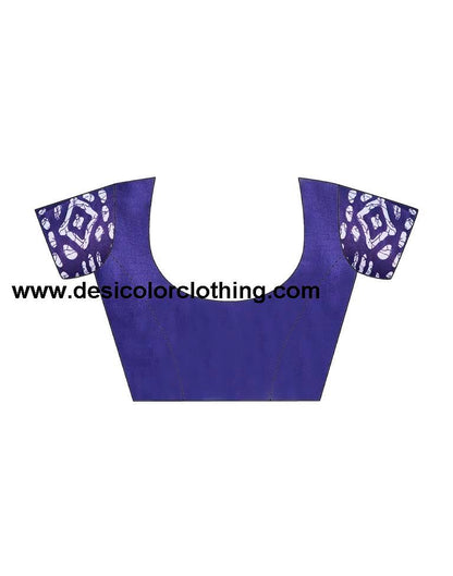 Violet Cotton Printed Ready To Wear