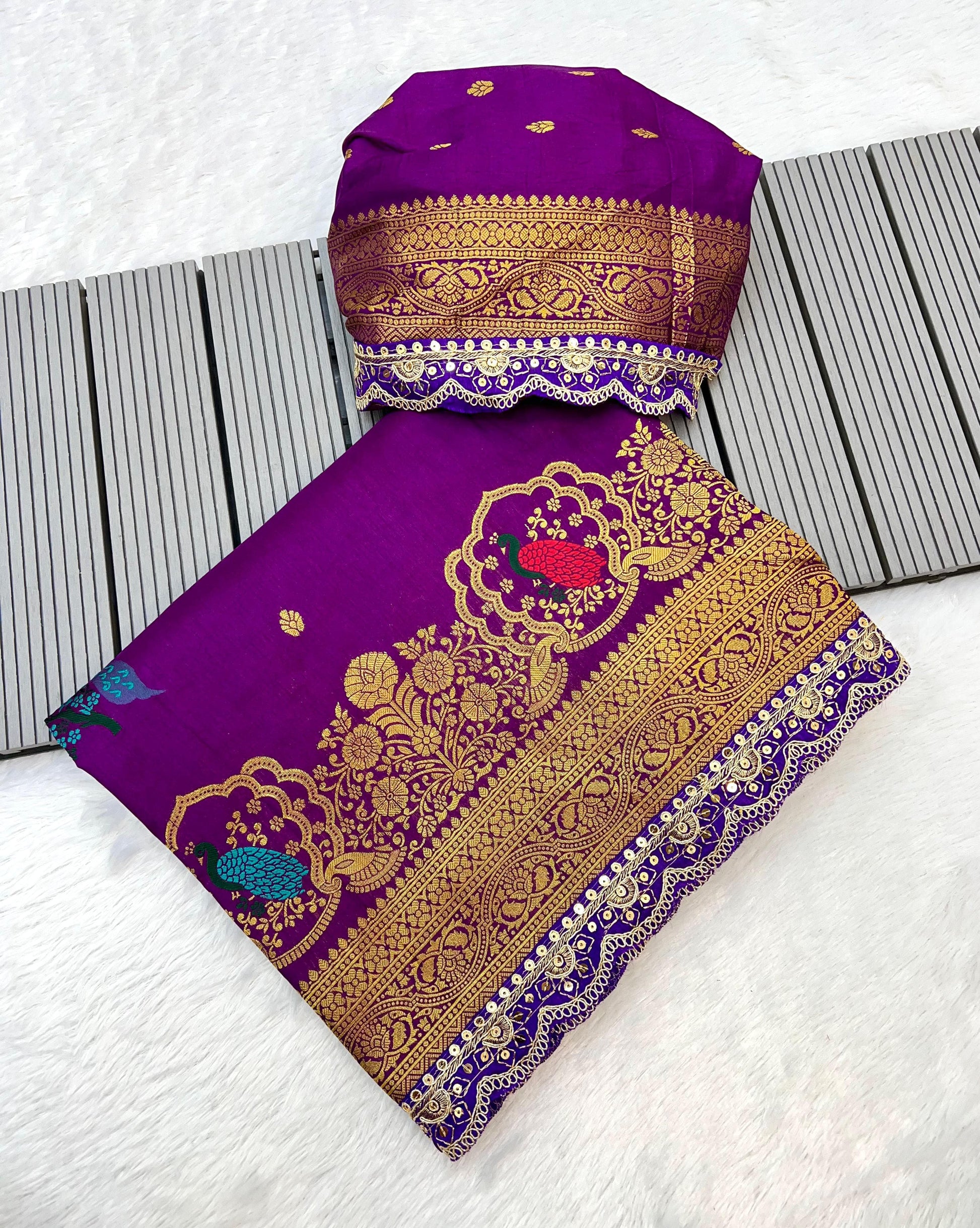 Product Image - Elegant Bridal Designer Saree