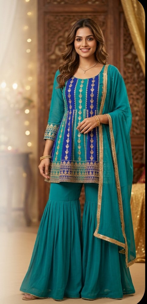 Product Image - Elegant Designer Sharara Suits for Every Occasion - 1