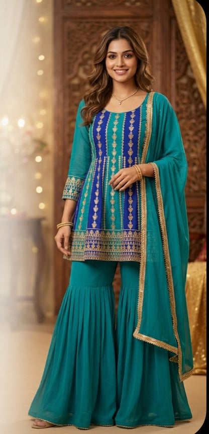 Product Image - Elegant Designer Sharara Suits for Every Occasion - 1