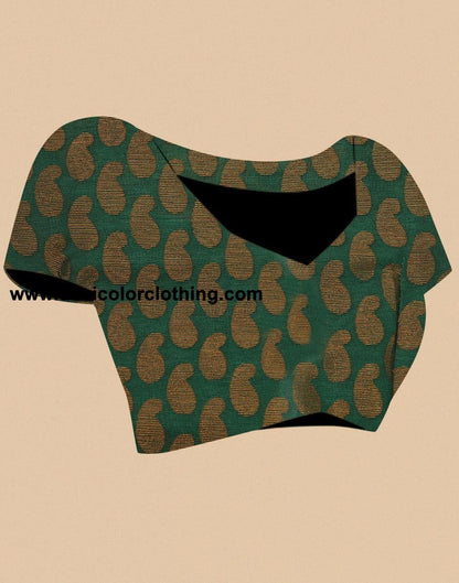 Green Brasso Saree