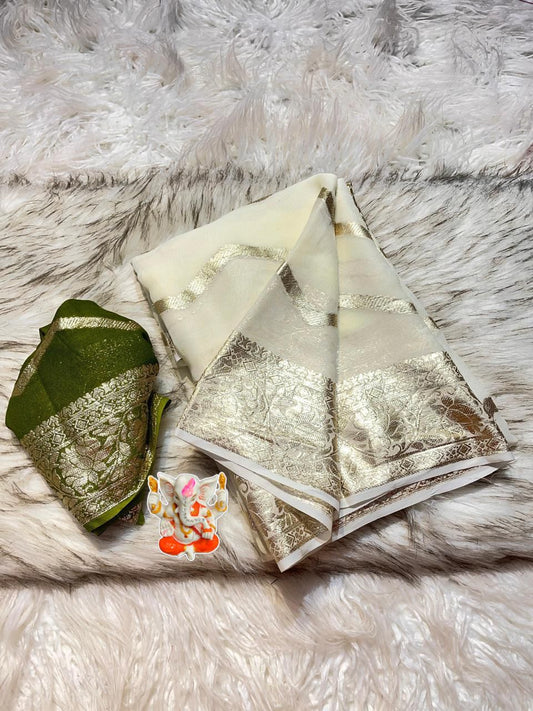 Product Image - Elegant Viscose Georgette Saree - Best Selling Designer Ethnic Wear