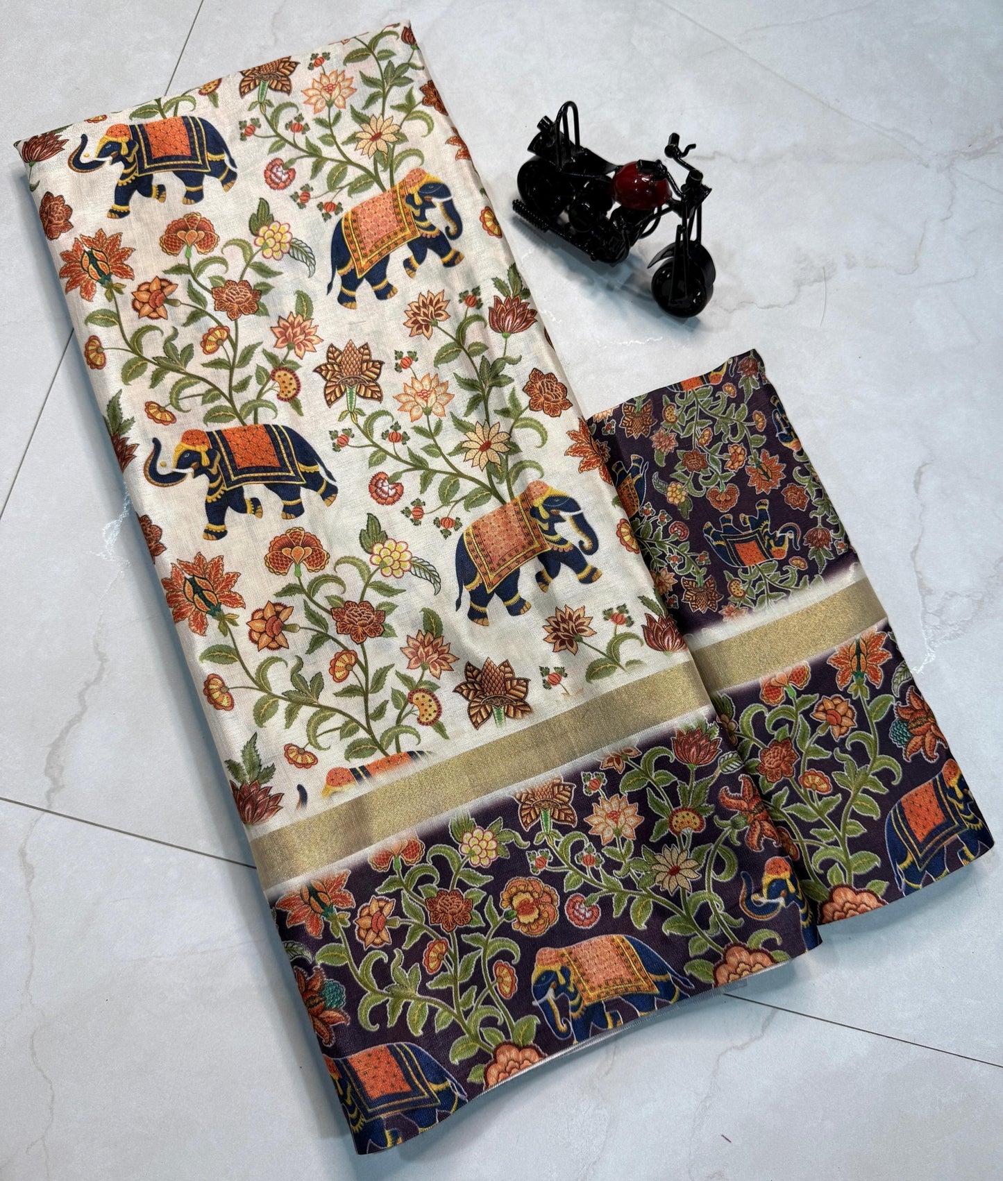 Product Image - Designer Kalamkari Cotton Silk Saree