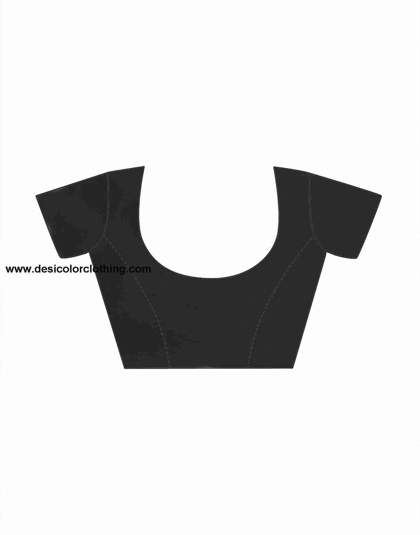 Black Cotton Woven Saree