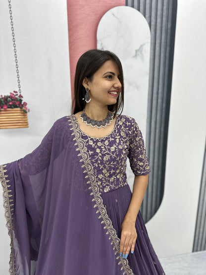 Product Image -  Designer Georgette Festival Gown