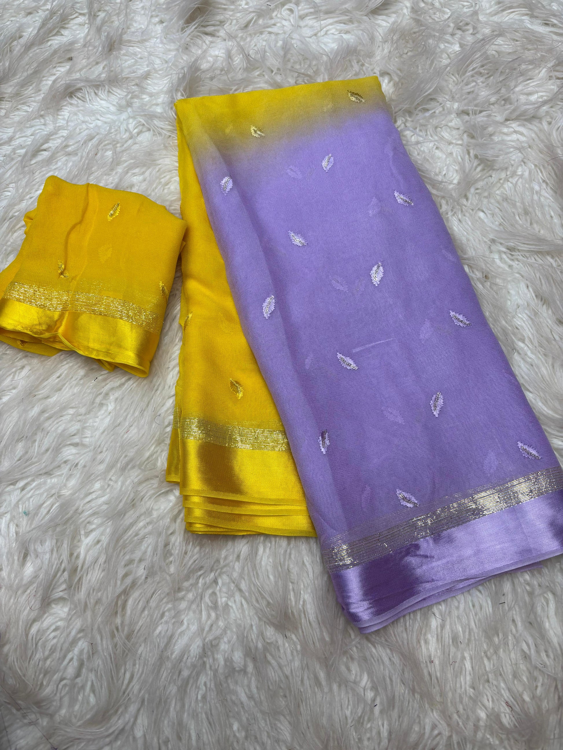 Product Image - Exquisite Jimmy Choo Silk Saree with Coding Sequence Embroidery