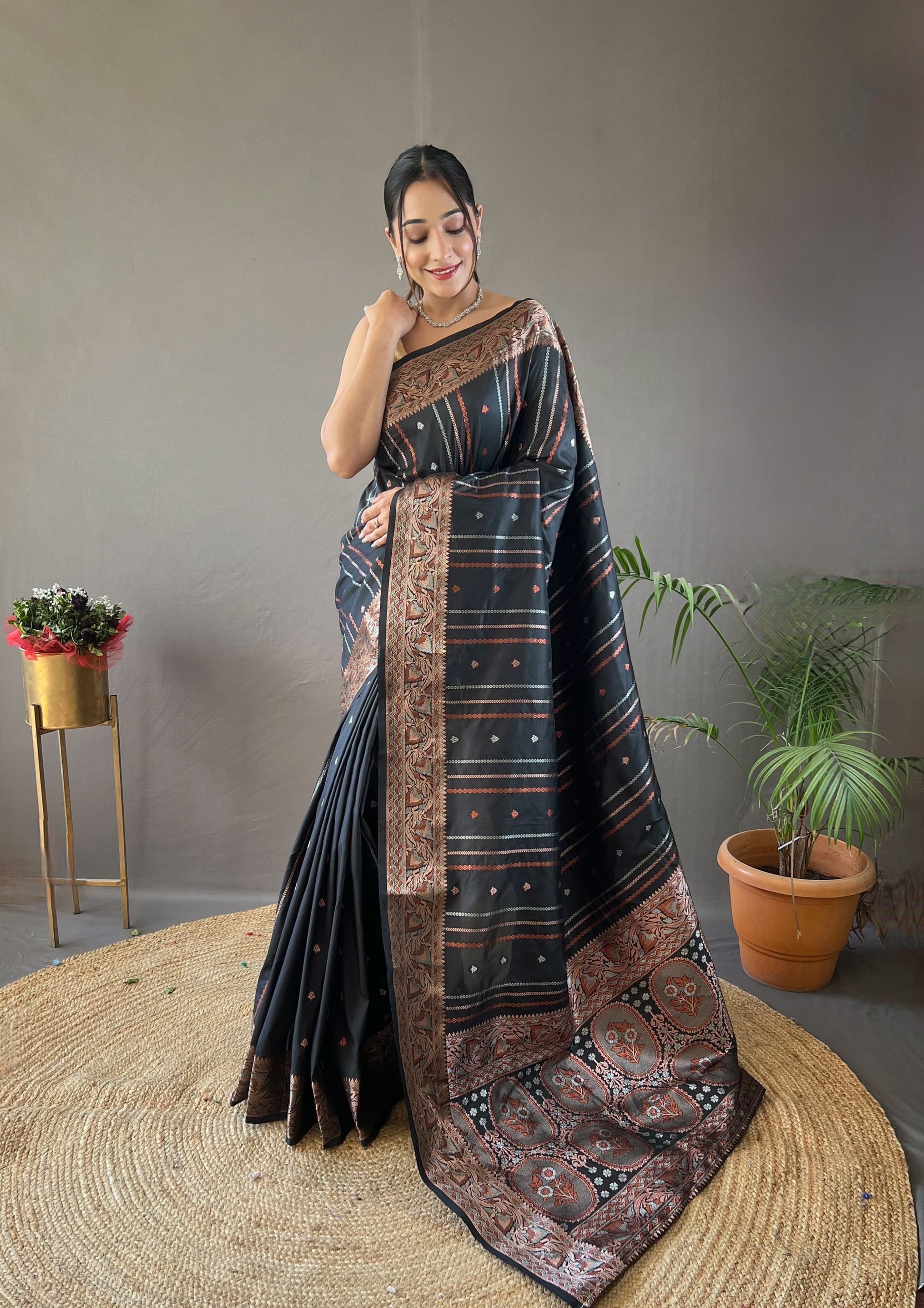 Product Image - Elegant Georgette Designer Saree for Festive Occasions