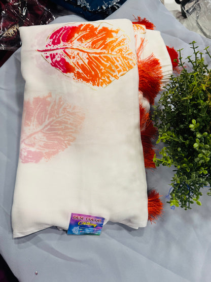 Floral Sarees | Elegant Printed & Designer Floral Sarees Online DesiColorClothing