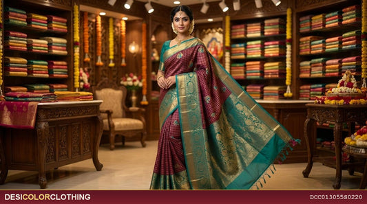 Product Image - Elegant Checks Pattu Sarees for Every Occasion - 3