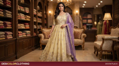 Product Image - Designer heavy stone work lehengas fully Striched - 3