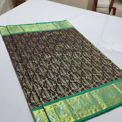 Product Image - Exquisite Meenakari Resham Double Warp Kanchipattu Saree