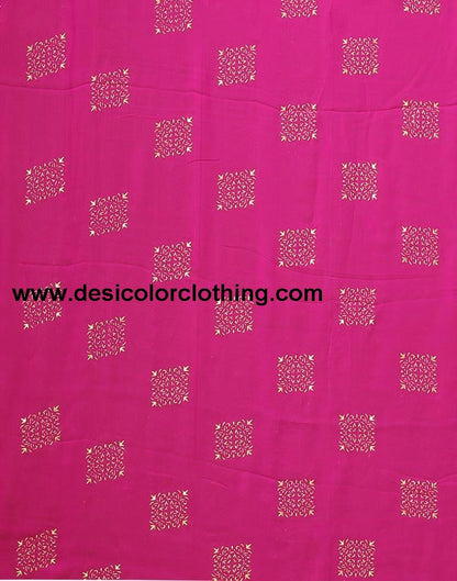 Rani Pink Chiffon Saree
