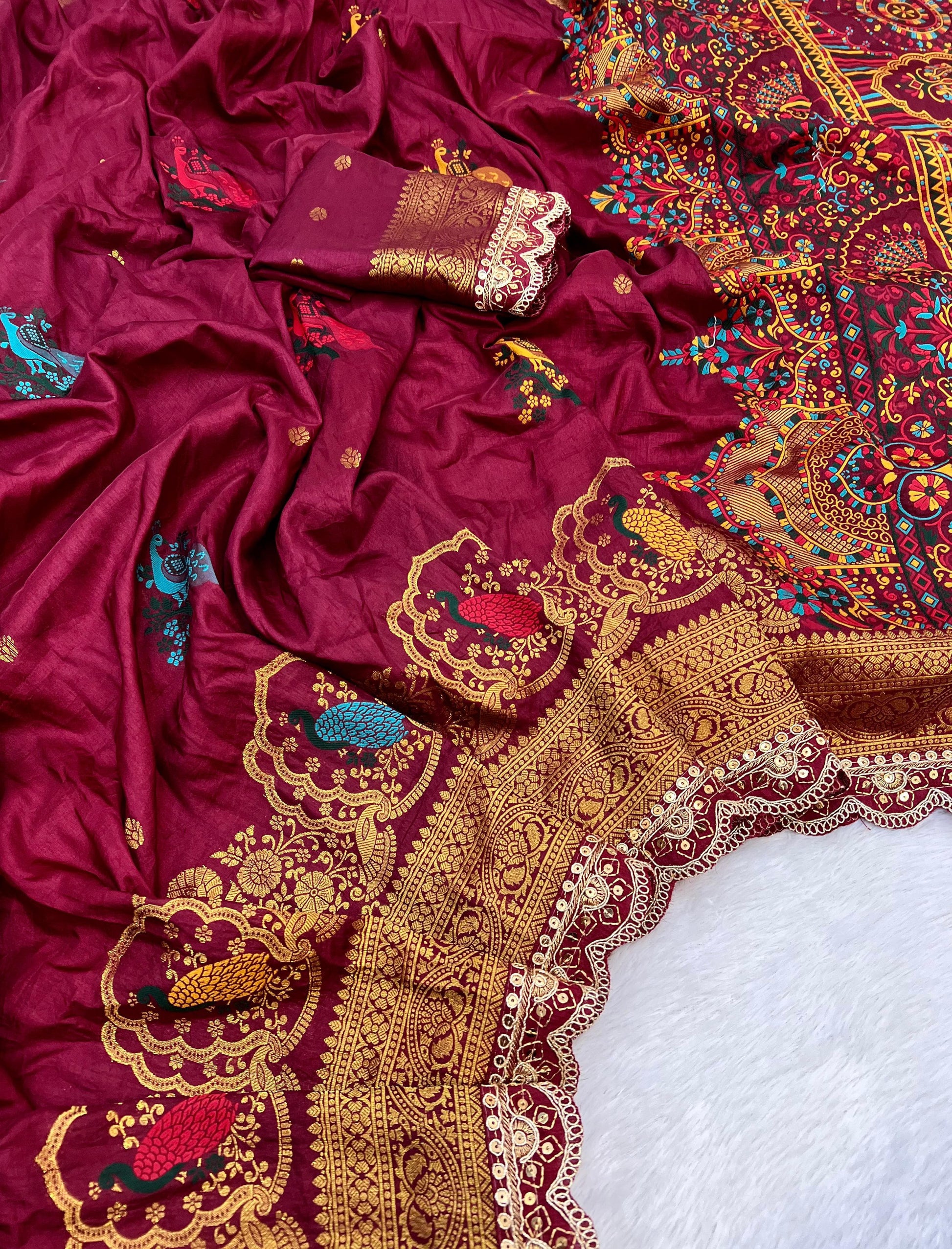 Product Image - Elegant Bridal Designer Saree