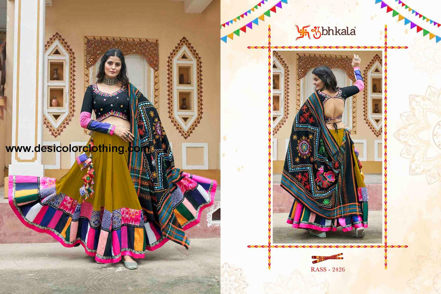 ShubhKala - New Navratri 2024 Festival Wear Chaniya Choli Collection