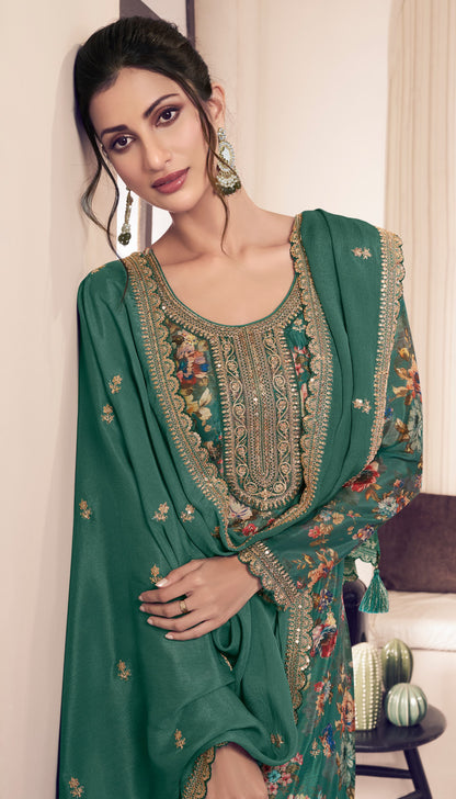 Product Image - Elegant Designer Dress for Festive Occasions - Kuleesh Pahal-3