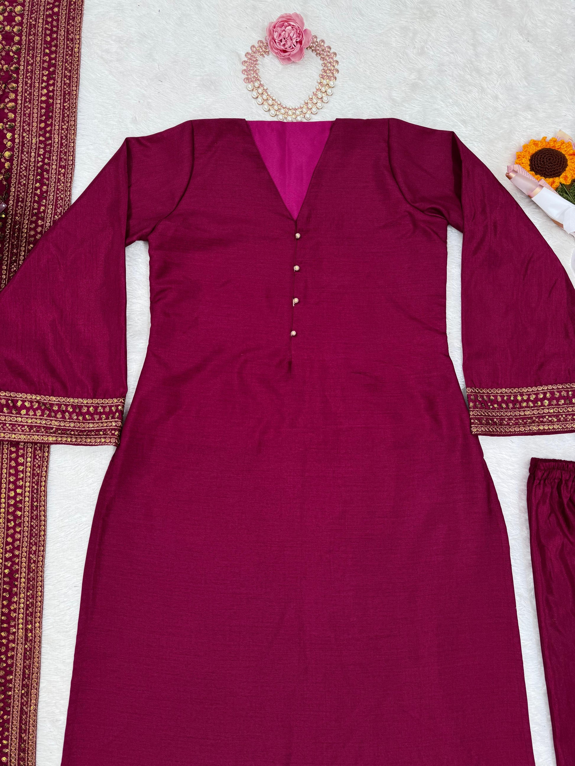Product Image - Exquisite Designer Saree in Monsoon Silk - Perfect for Festive Wear