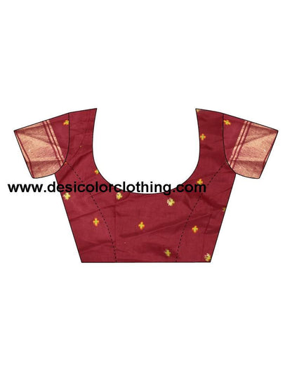 Red Silk Printed Saree
