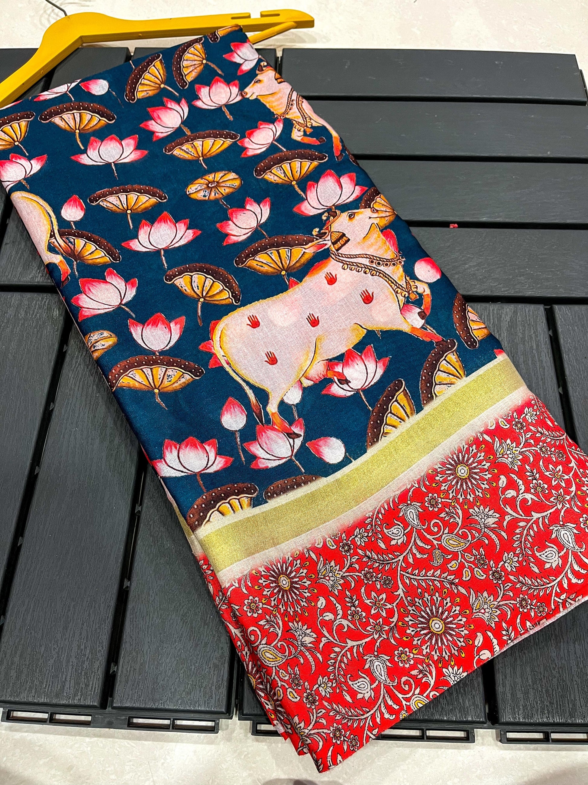 Product Image - Designer Viscose Georgette Saree with Banarasi Embroidery - Perfect for Festive & Wedding Wear