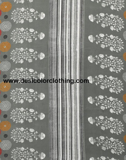 Printed Unstitched Salwar Suit Material