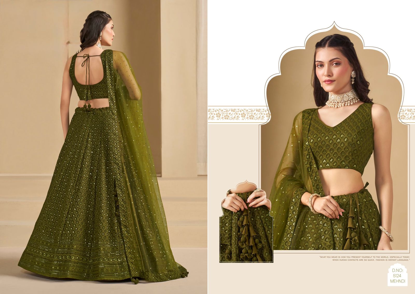 Product Image - Designer Georgette Lehenga Choli Collection