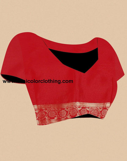Red Silk Saree