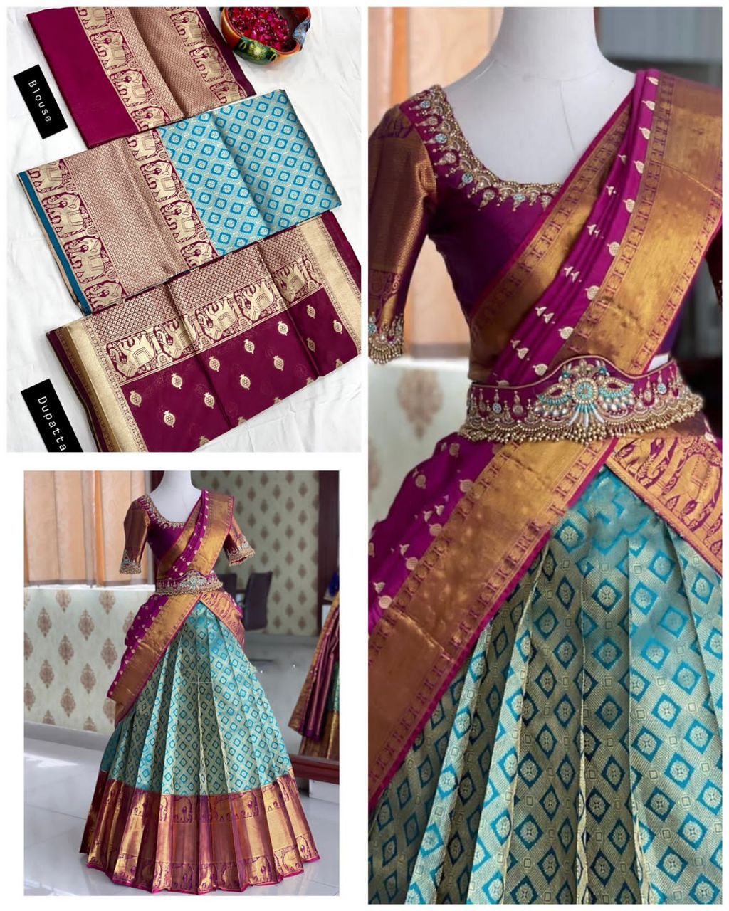 Product Image - Elegant Designer Saree - Georgette Fabric, Festive Wear, Wedding Outfits