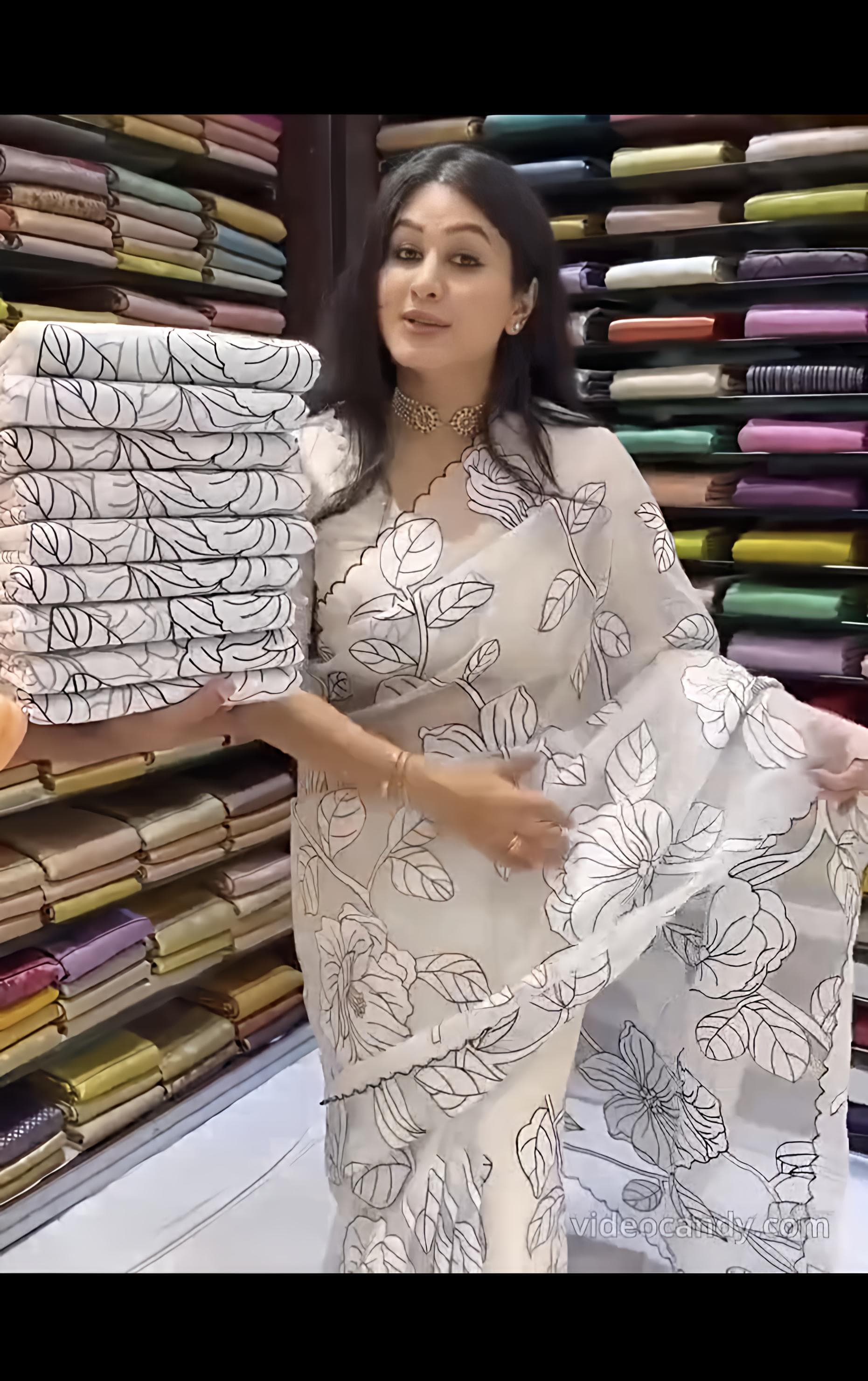 Product Image - Leaf Brasso Designer Saree