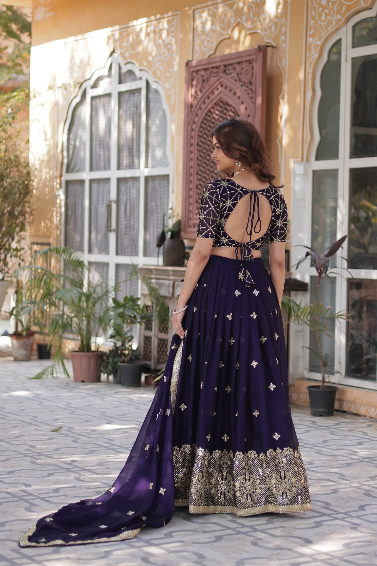 Product Image - Exquisite Rangoli Silk Lehenga Choli with Sequins and Embroidery