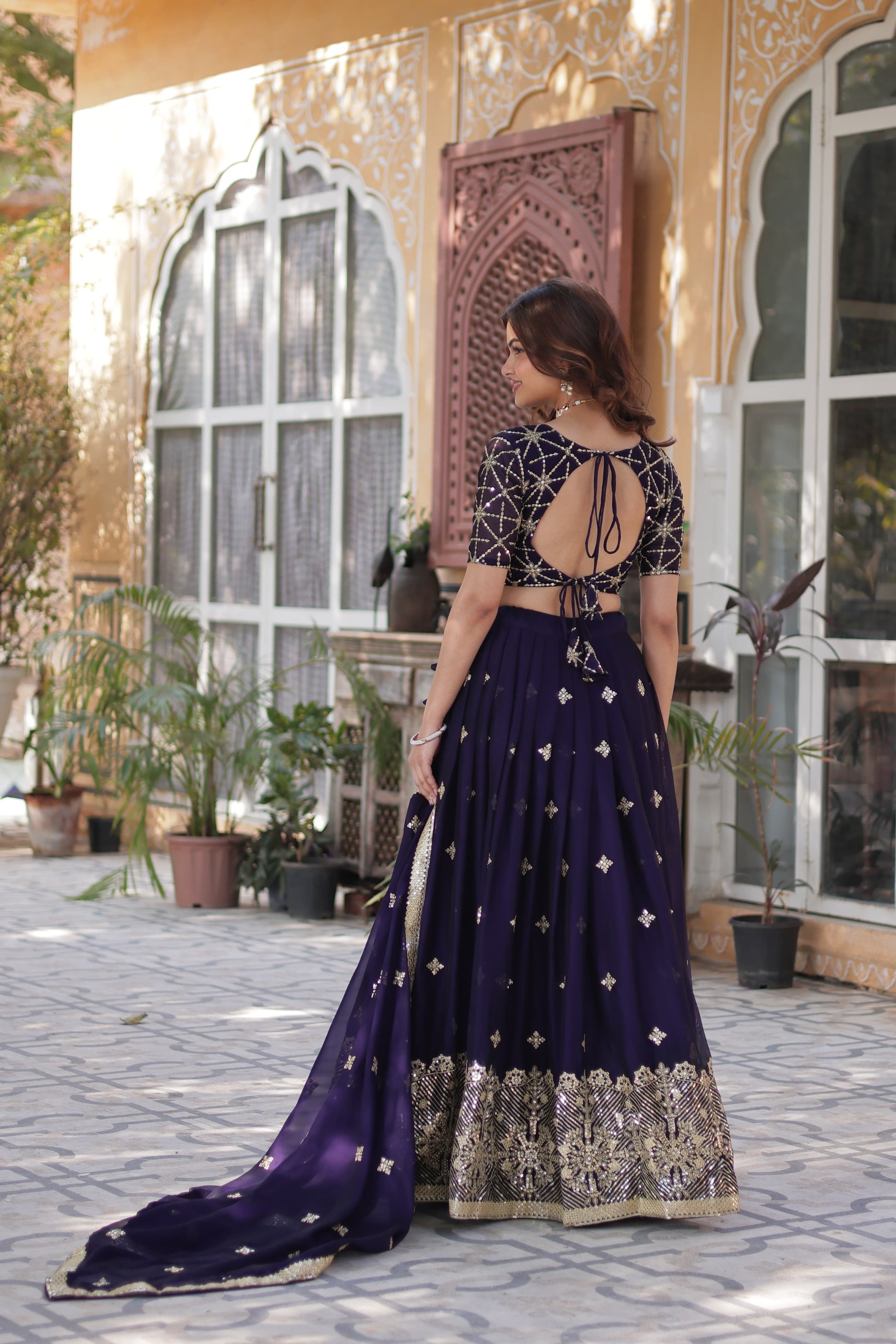 Product Image - Exquisite Rangoli Silk Lehenga Choli with Sequins and Embroidery