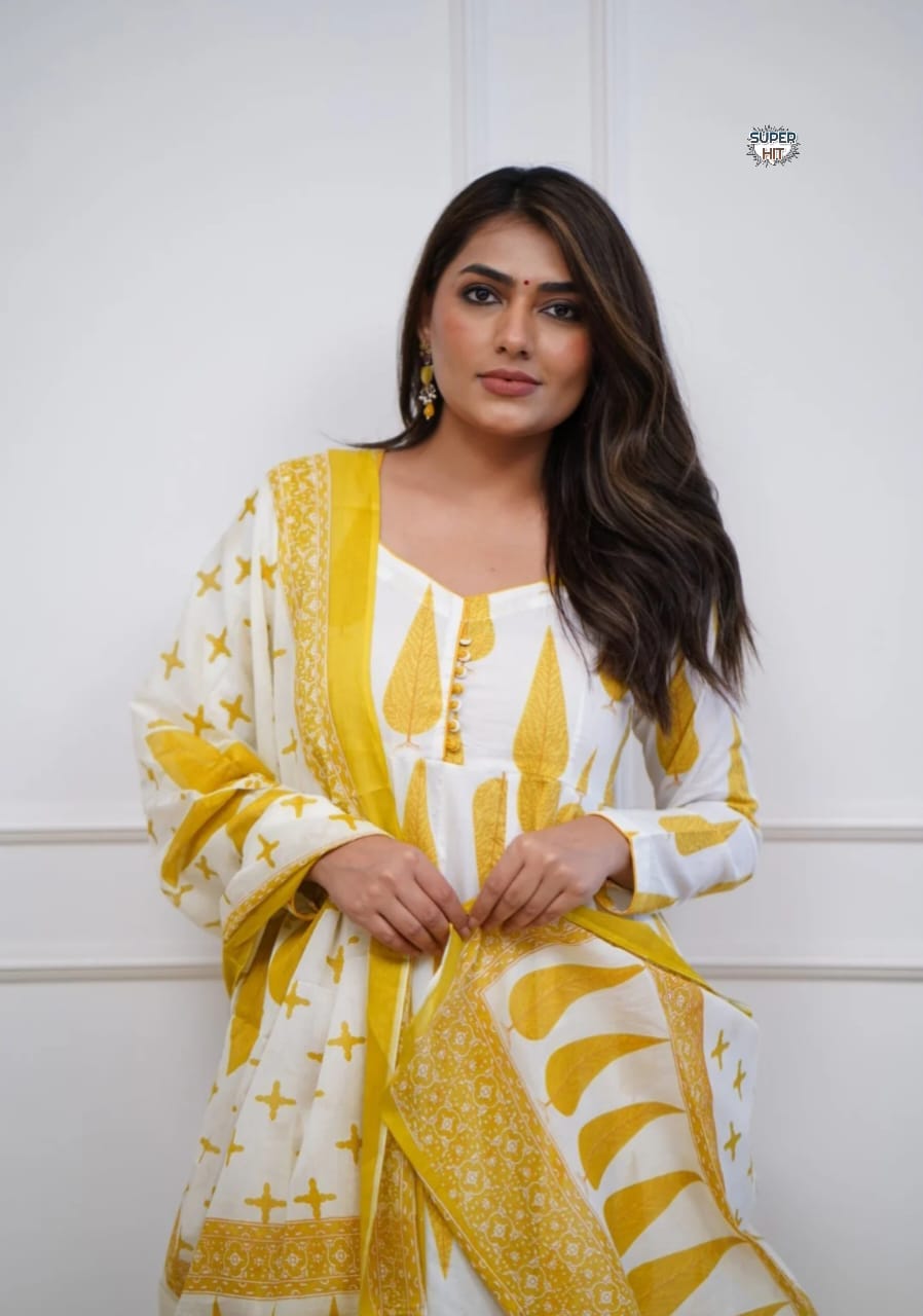 Product Image - Exclusive Rayon Cotton Suit Set with Dupatta