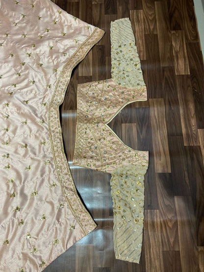 Product Image - Exclusive Lehenga Collection: Designer Silk Lehenga with Georgette Dupatta