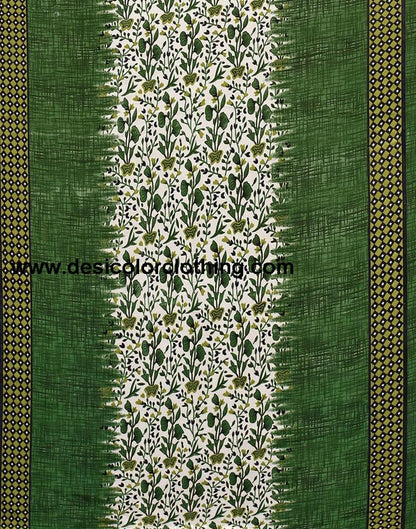 Printed Polyester Unstitched Salwar Suit Material