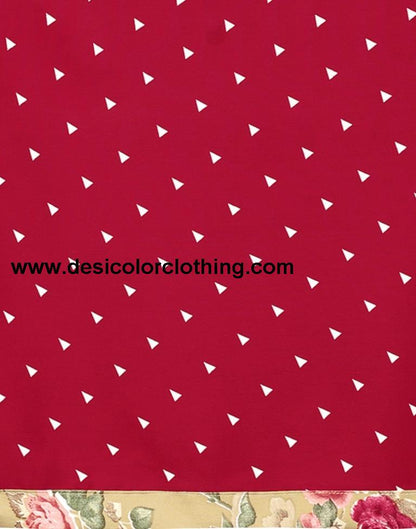 Printed Unstitched Salwar Suit Material