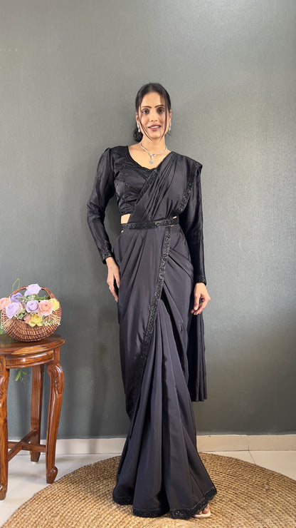 Product Image - Designer Natural Silk Sarees with Hand Work
