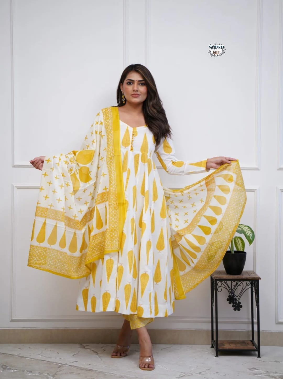 Product Image - Exclusive Rayon Cotton Suit Set with Dupatta